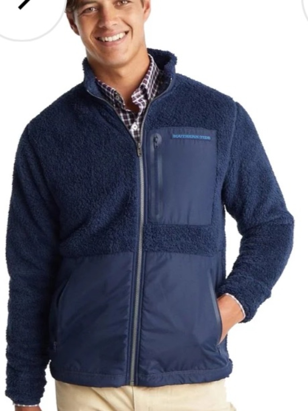 Sherpa Full-Zip Jacket by Southern Tide XL NWT
